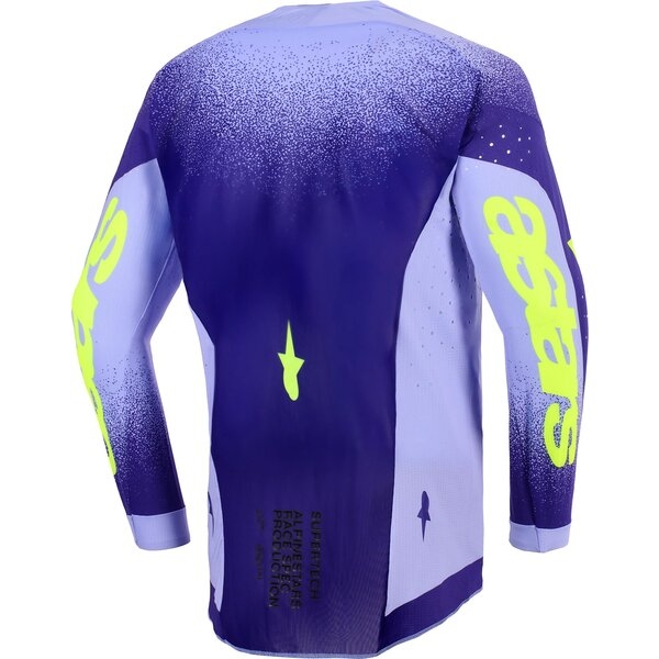 Tricou cross-enduro ALPINESTARS SUPERTECH SCENZ 2026 L Mov/Galben fluo, 25