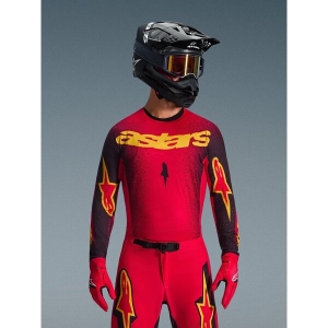 Tricou cross-enduro ALPINESTARS SUPERTECH SCENZ 2026 L Mov/Galben fluo, 20