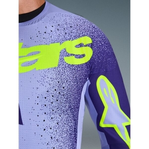 Tricou cross-enduro ALPINESTARS SUPERTECH SCENZ 2026 L Mov/Galben fluo, 22