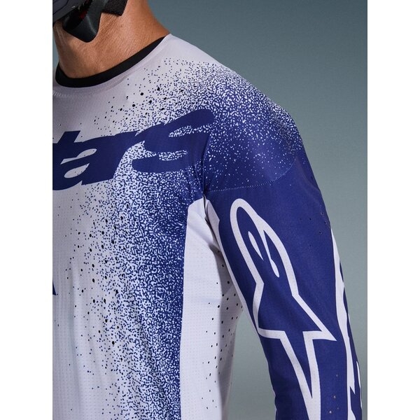 Tricou cross-enduro ALPINESTARS SUPERTECH SCENZ 2026 XL Albastru/Alb, 13