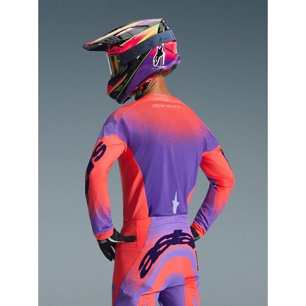 Tricou cross-enduro ALPINESTARS SUPERTECH SCENZ 2026 XL Albastru/Alb, 19