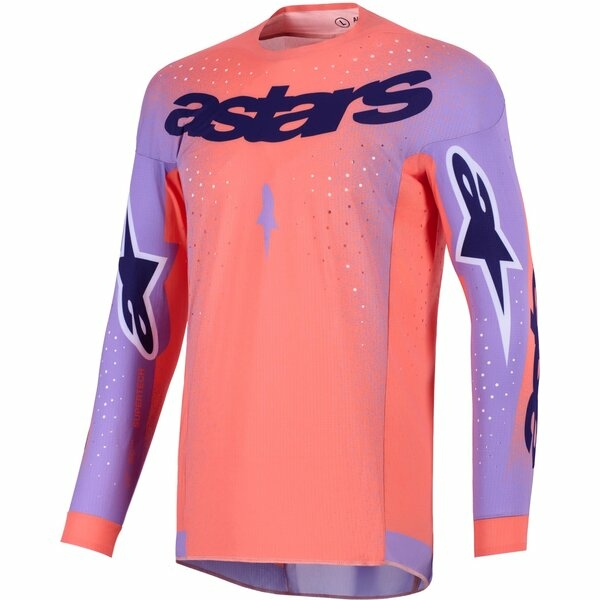 Tricou cross-enduro ALPINESTARS SUPERTECH SCENZ 2026 XL Albastru/Alb, 2