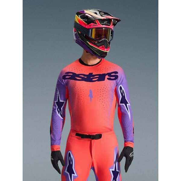 Tricou cross-enduro ALPINESTARS SUPERTECH SCENZ 2026 XL Albastru/Alb, 23