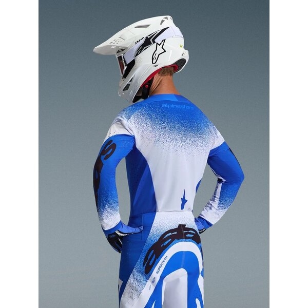 Tricou cross-enduro ALPINESTARS SUPERTECH SCENZ 2026 XL Albastru/Alb, 25