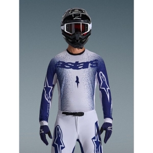 Tricou cross-enduro ALPINESTARS SUPERTECH SCENZ 2026 XL Albastru/Alb, 22