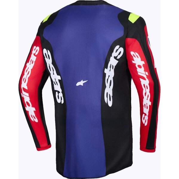 Tricou cross-enduro ALPINESTARS FLUID GRID 2026 M Albastru/rosu, 12