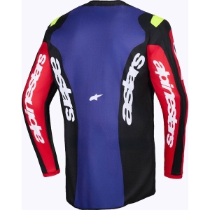 Tricou cross-enduro ALPINESTARS FLUID GRID 2026 M Albastru/rosu, 12