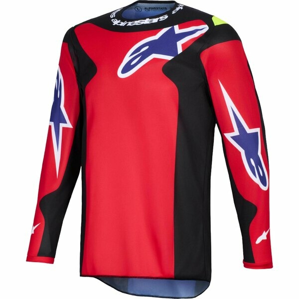 Tricou cross-enduro ALPINESTARS FLUID GRID 2026 L Albastru/rosu, 7