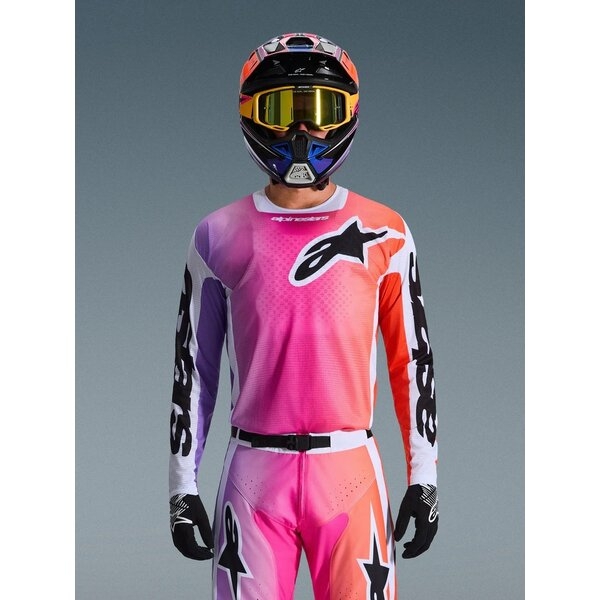 Tricou cross-enduro ALPINESTARS RACER AIR PORTL 2026 S Albastru/Alb, 6