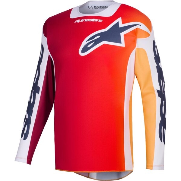 Tricou cross-enduro ALPINESTARS RACER PORTL 2026 S Verde/Alb/Negru, 3