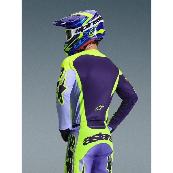 Tricou cross-enduro ALPINESTARS RACER PORTL 2026 S Verde/Alb/Negru, 8