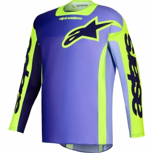 Tricou cross-enduro ALPINESTARS RACER PORTL 2026 S Verde/Alb/Negru