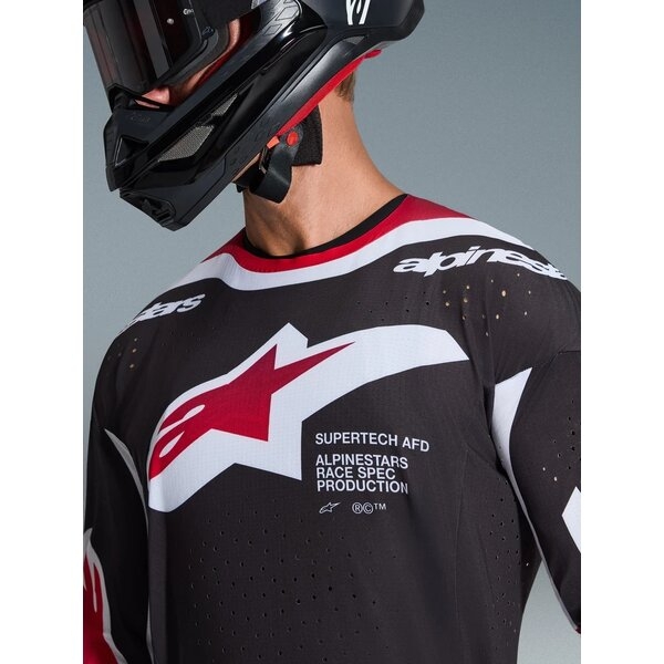 Tricou cross-enduro ALPINESTARS SUPERTECH AFD VISTA 2026 S Alb/Mov/Negru, 8