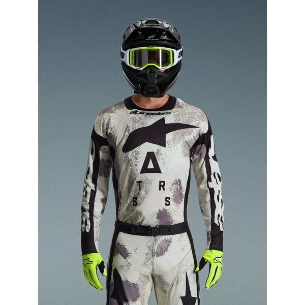Tricou cross-enduro ALPINESTARS RACER LAHND 2026 L Camo/Nisipiu, 3