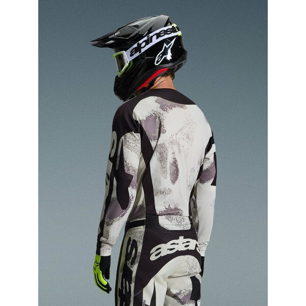 Tricou cross-enduro ALPINESTARS RACER LAHND 2026 XL Camo/Nisipiu, 3