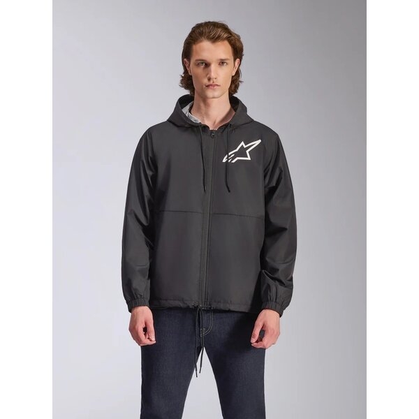 Geaca ALPINESTARS SPEEDER CHROMIUM WINDBREAKER S Negru/Alb, 7