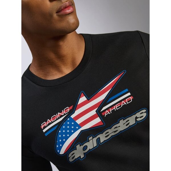 Tricou ALPINESTARS NATIONALS SS CSF Negru S, 5