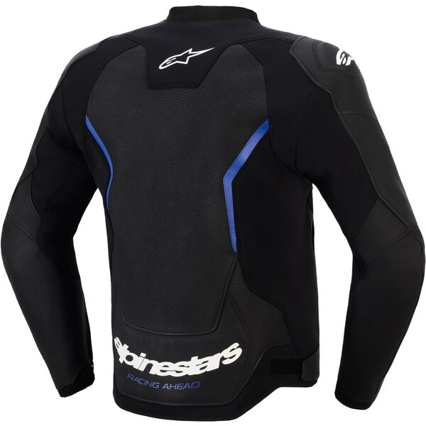 Geaca de piele sport ALPINESTARS GP FORCE V2 AIRFLOW 54 Rosu/Rosu fluo, 5