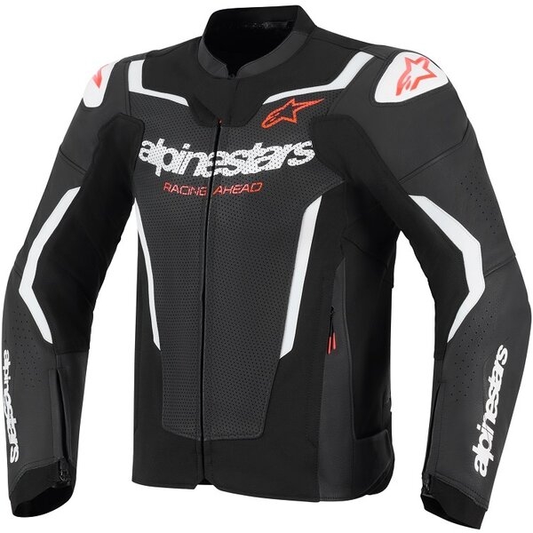 Geaca de piele sport ALPINESTARS GP FORCE V2 AIRFLOW 54 Rosu/Rosu fluo, 6