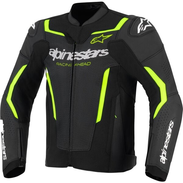 Geaca de piele sport ALPINESTARS GP FORCE V2 AIRFLOW 54 Rosu/Rosu fluo, 7