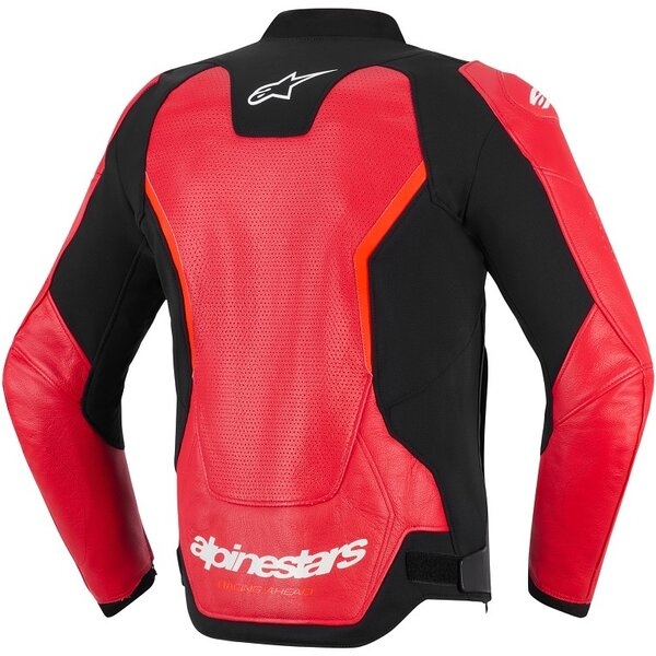Geaca de piele sport ALPINESTARS GP FORCE V2 AIRFLOW 54 Rosu/Rosu fluo, 8
