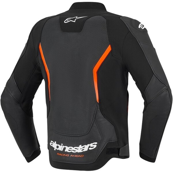 Geaca de piele sport ALPINESTARS GP FORCE V2 AIRFLOW 54 Rosu/Rosu fluo, 11