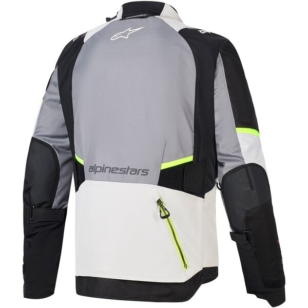 Geaca textil impermeabila ALPINESTARS ANDES DRYSTAR® V4 S Gri inchis/Gri deschis/Galben fluo, 9