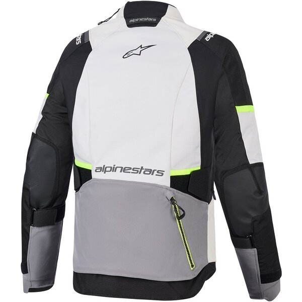 Geaca dama textil impermeabila ALPINESTARS STELLA ANDES DRYSTAR® V4 XS Gri inchis/Gri deschis/Coral fluo, 3