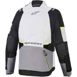 Geaca dama textil impermeabila ALPINESTARS STELLA ANDES DRYSTAR® V4 XS Gri inchis/Gri deschis/Coral fluo, 3