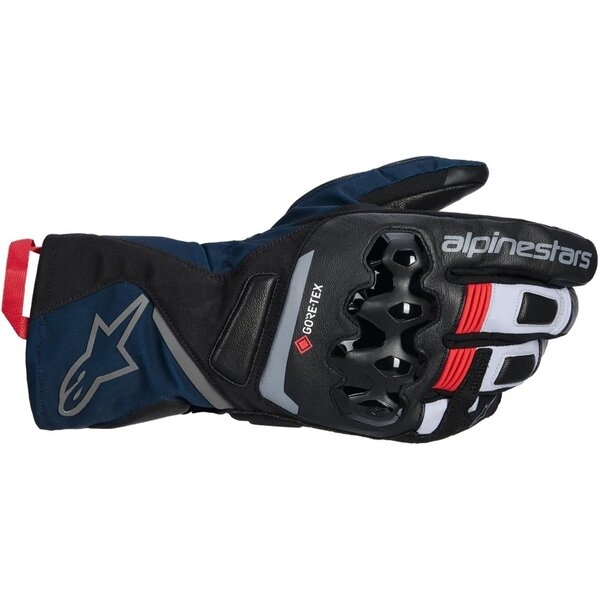 Manusi de piele impermeabile ALPINESTARS WT-8 GORE-TEX® INSULATED XL Negru/Albastru, 3