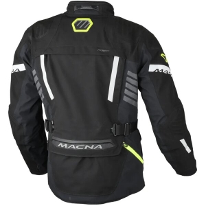 Geaca textil impermeabila touring/adventure MACNA ULTIMAX 2.0 L Negru/Galben fluo, 5