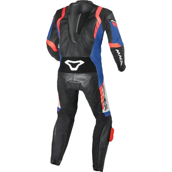 Combinezon de piele 1 piesa MACNA VARSHALL 52 Negru/Portocaliu/Alb, 8