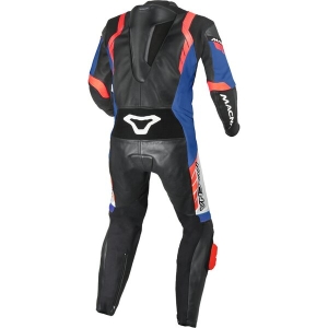 Combinezon de piele 1 piesa MACNA VARSHALL 52 Negru/Portocaliu/Alb, 8