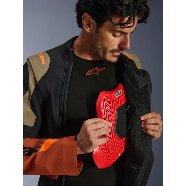Geaca textil impermeabila ALPINESTARS HALO PRO DRYSTAR®XF LAMINATED S Maro/Negru/Portocaliu, 12