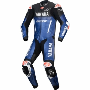 Combinezon de piele 1 piesa ALPINESTARS GP-R7 YAMAHA 46 Albastru/Negru/Alb