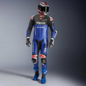 Combinezon de piele 1 piesa ALPINESTARS GP-R7 YAMAHA 46 Albastru/Negru/Alb, 6