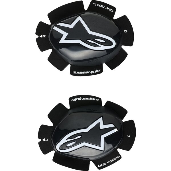 Slidere pentru genunchi ALPINESTARS GP PLUS Roz fluo/Alb, 6