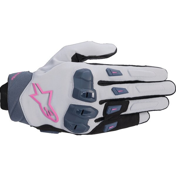 Manusi de piele dama ALPINESTARS SP X 3 XS Roz/Negru/Alb, 3