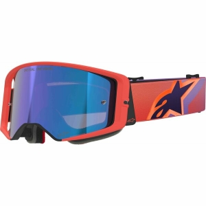 Ochelari cross-enduro ALPINESTARS SUPERTECH VISION CORP GOOGLE Mov/Galben fluo