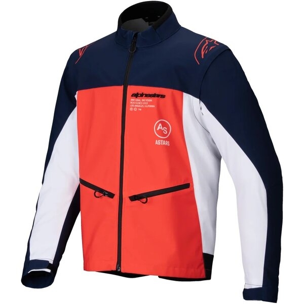 Geaca cross-enduro Softshell ALPINESTARS LITE-DURA S Navy/Portocaliu, 5