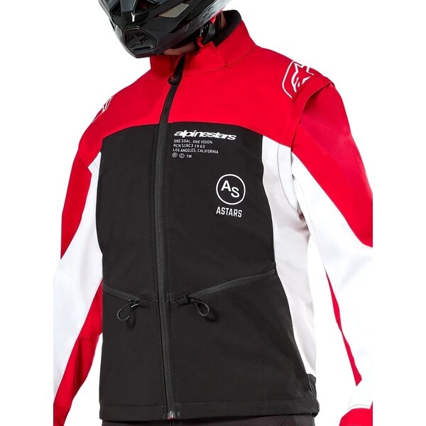 Geaca cross-enduro Softshell ALPINESTARS LITE-DURA S Navy/Portocaliu, 9