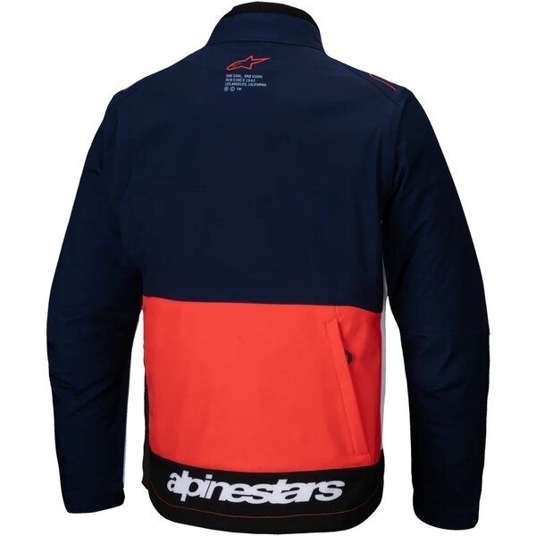 Geaca cross-enduro Softshell ALPINESTARS LITE-DURA S Navy/Portocaliu, 11