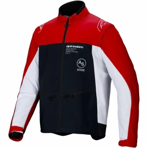 Geaca cross-enduro Softshell ALPINESTARS LITE-DURA S Navy/Portocaliu