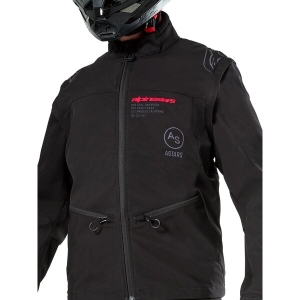 Geaca cross-enduro Softshell ALPINESTARS LITE-DURA S Navy/Portocaliu, 7