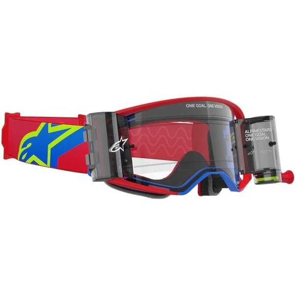 Ochelari cross-enduro ALPINESTARS SUPERTECH CORP ROLL-OFF GOOGLE Rosu/Albastru, 6
