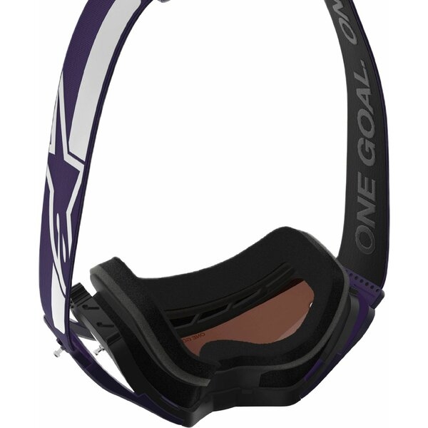 Ochelari cross-enduro ALPINESTARS SUPERTECH VISION HUNTA96 XXV LE GOOGLE Mov/Alb, 7