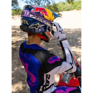 Ochelari cross-enduro ALPINESTARS SUPERTECH VISION HUNTA96 XXV LE GOOGLE Mov/Alb, 12