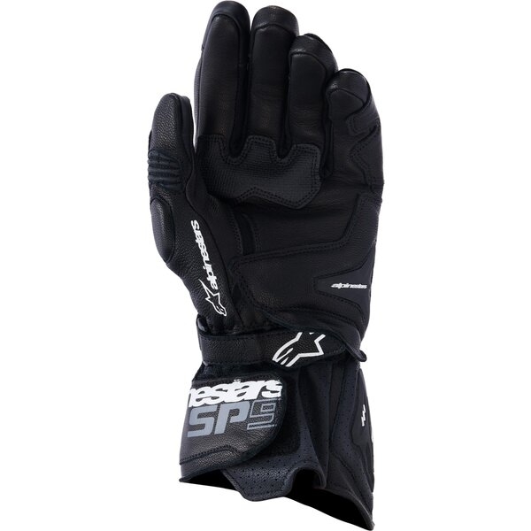 Manusi de piele sport ALPINESTARS SP-9 S Negru/Alb, 2