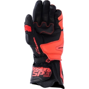 Manusi de piele sport ALPINESTARS SP-9 S Negru/Alb, 3