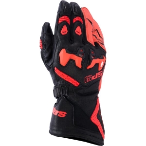 Manusi de piele sport ALPINESTARS SP-9 S Negru/Alb, 4